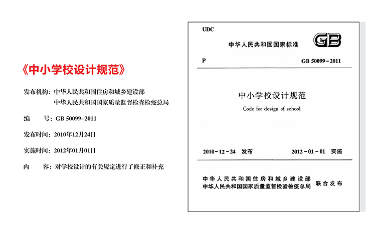 中小學(xué)教學用房的照明標(biāo)準